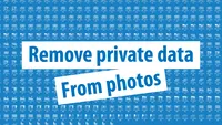 Remove private data from a photo using exiftool