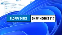 Windows 11 supports floppy discs